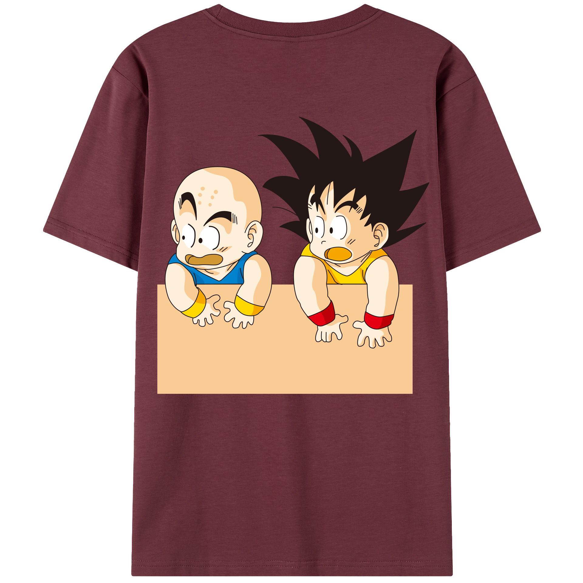 （画像用） ドラゴンボール 孫悟空（そん ごくう）Son Goku カカロット DRAGON BALL Kakarotto 綿100％半袖Tシャツ（背面プリント）